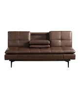 Serta 78.7" Polyester Laredo Convertible Sofa