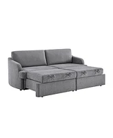 Serta 91.3" Polyester Medford Convertible Sofa