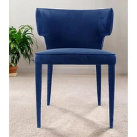 Velvet Wrapped Dining Chair for Stylish Kitchen or Dining Room Seating