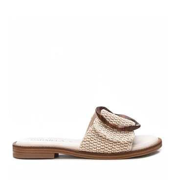 Carmela Leather Women's Fashion Slip on Sandals By Xti