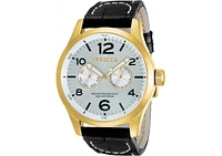 Invicta Men's Specialty Quartz 3 Hand Silver Dial Watch