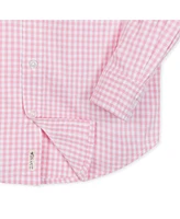 Hope & Henry Boys Organic Stretch Poplin Long Sleeve Button Down Shirt