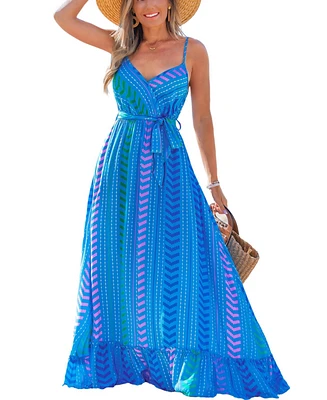 Cupshe Women's Moonlit Stroll Boho Maxi Beach Dress