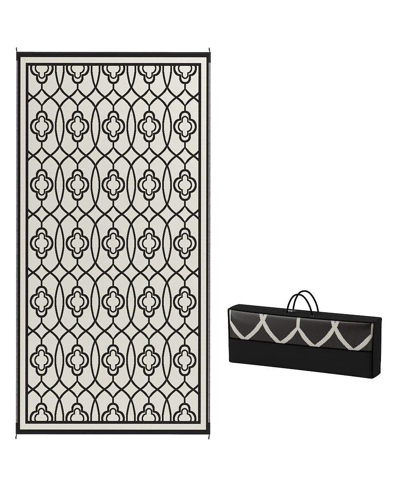 Outsunny Outdoor Rug, 9' x 18' Floor Mat