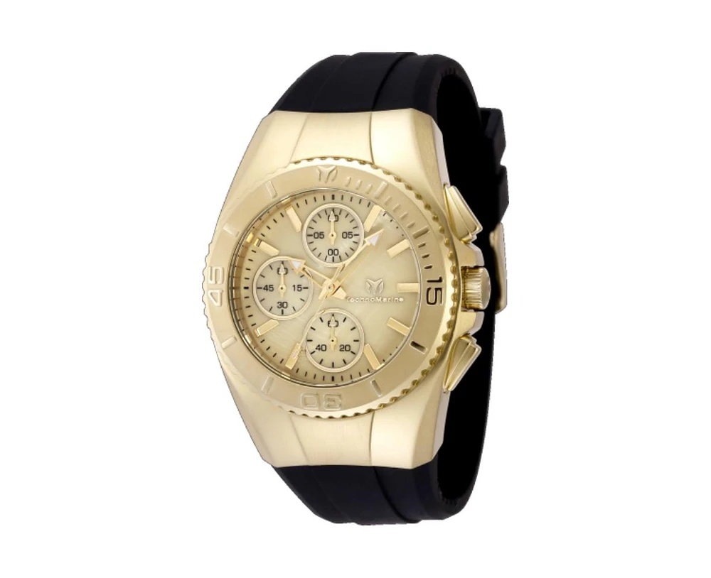 Techomarine Women's Tm-124035 Cruise Original Quartz Chronograph Gold Dial Watch
