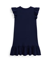 Polo Ralph Lauren Toddler and Little Girls Bear Jersey Dress