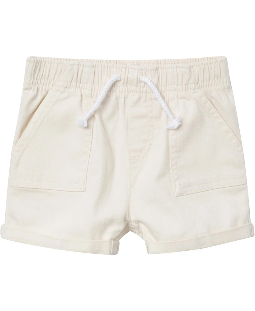 Gerber Baby Girls Twill Shorts, Olive Green