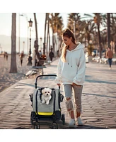 Bingopaw 2-in-1 Pet Travel Carrier Stroller & Car Seat