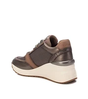 Carmela Leather Collection Women's Wedge Sneakers By Xti