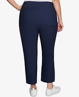 Ruby Rd. Plus Embroidered Ankle Pant