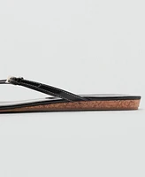 Mango Women's Buckle Strap Sandals
