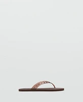 Mango Women's Die-Cut Vinyl Strap Sandals