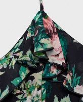 Mango Women's Ruffled Floral Print Dress