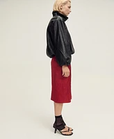 Mango Women's Multi-Position Textured Skirts