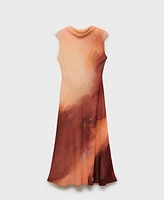 Mango Women's Long Gradient Dress