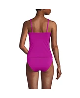 Lands' End Women's Macrame Tankini Top