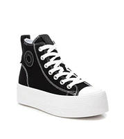 Women's High Top Canvas Sneakers Refresh By Xti
