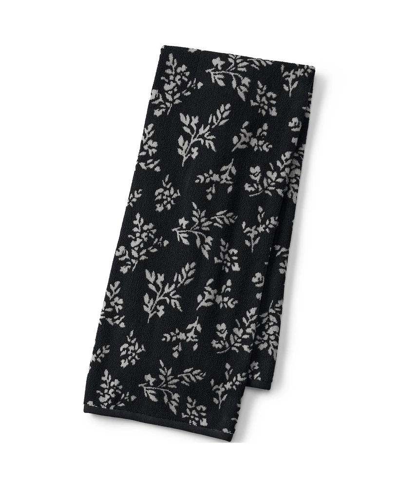 Lands' End Cotton Jacquard Bath Towel