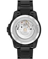 Movado Men's Bold Verso Swiss Automatic Ionic Plated Black Steel Watch, 41mm