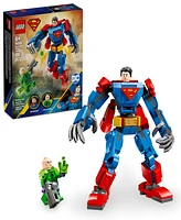 Lego Dc Superman Mech vs. Lex Luthor Building Toy 76302, 120 Pieces