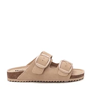 Women's Footbed Sandals with two buckles Refresh By Xti