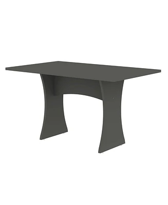 Manhattan Comfort 53.14" Wood Coney Mid-Century Modern Dining Table
