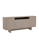 Manhattan Comfort 29.9" Wood Ella Modern 9-Shelf Sideboard