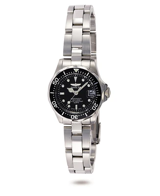 Invicta Women's 8939 Pro Diver Quartz 3 Hand Black Dial Watch