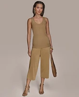 Donna Karan New York Women's Metallic Sweater Knit Tank Top
