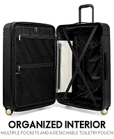 Elle Louvre 2-Piece Expandable Retro Spinner Luggage Set
