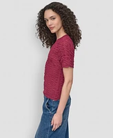 Dkny Women's Textured Top