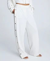 Kenneth Cole Women's High-Rise Side-Snap Pants