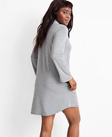 State of Day Women's Notch Collar Sleepshirt Xs-3X
