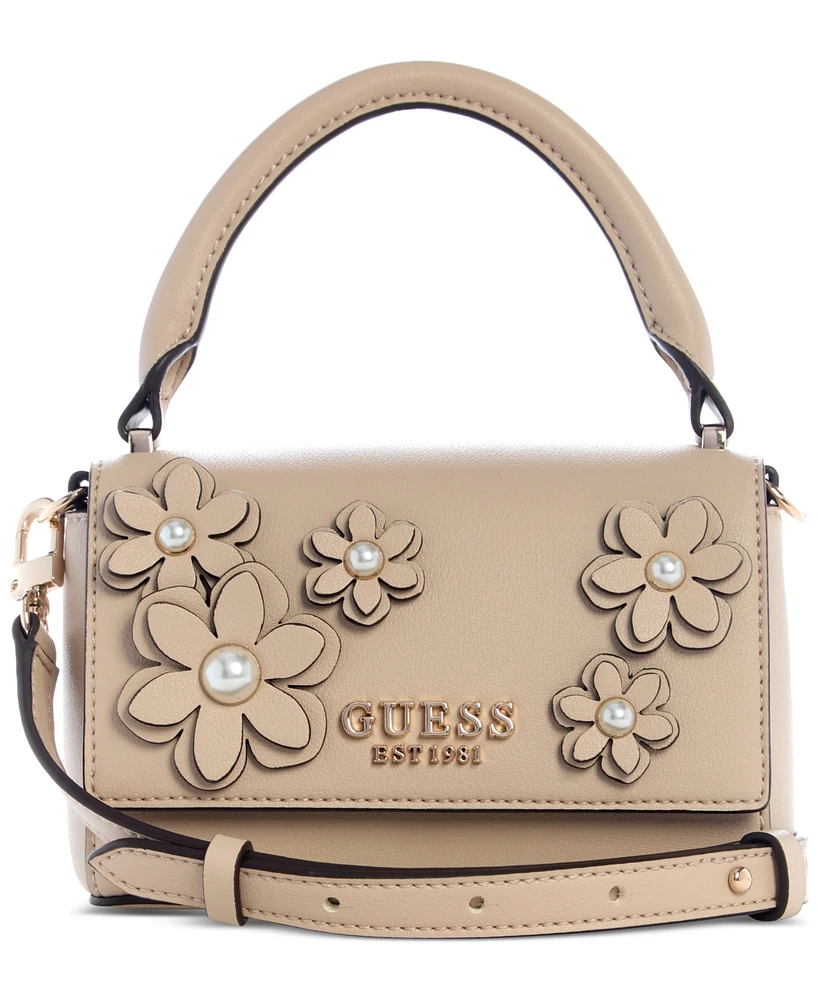 Guess Zaria Top Handle Flap Crossbody Bag