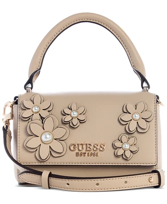 Guess Zaria Top Handle Flap Crossbody Bag