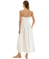 Juniors' Cut-Out Midi Dress
