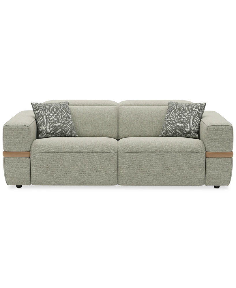 Nierling Fabric Power Motion Sofa with Headrest, Exclusively at Macy's