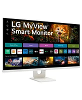 Lg MyView 32SR73U 31.5" 16:9 4K Ultra Hd Usb-c Va Hdr Lcd Smart Monitor with WebOS, White