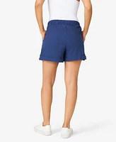 Cable & Gauge Women's Linen Blend Drawstring Short