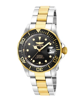Invicta Men's Pro Diver Automatic 3 Hand Black Dial Watch