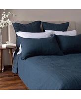 French Linen Quilted Sham Set