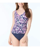 Beach House Women's Lola Wrap Underwire Tankini Top