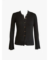 Able Women's Serena Rib-Knit Cardigan