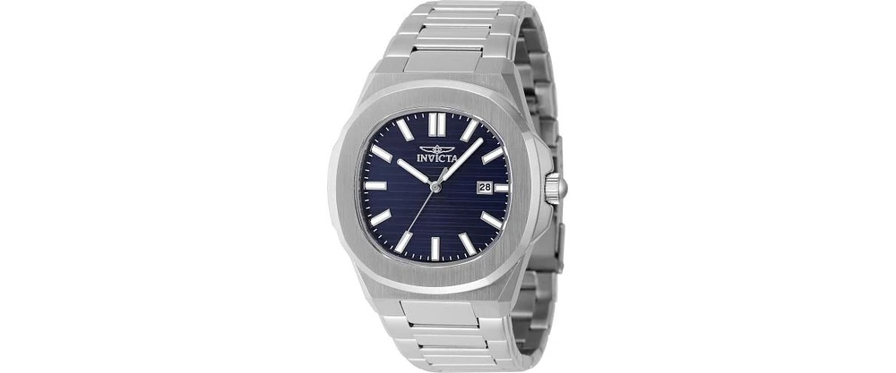 Invicta Men's Speedway Quartz 3 Hand Blue Dial Watch