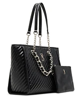 Steve Madden Bkattt-h Large Tote Bag with Pouch