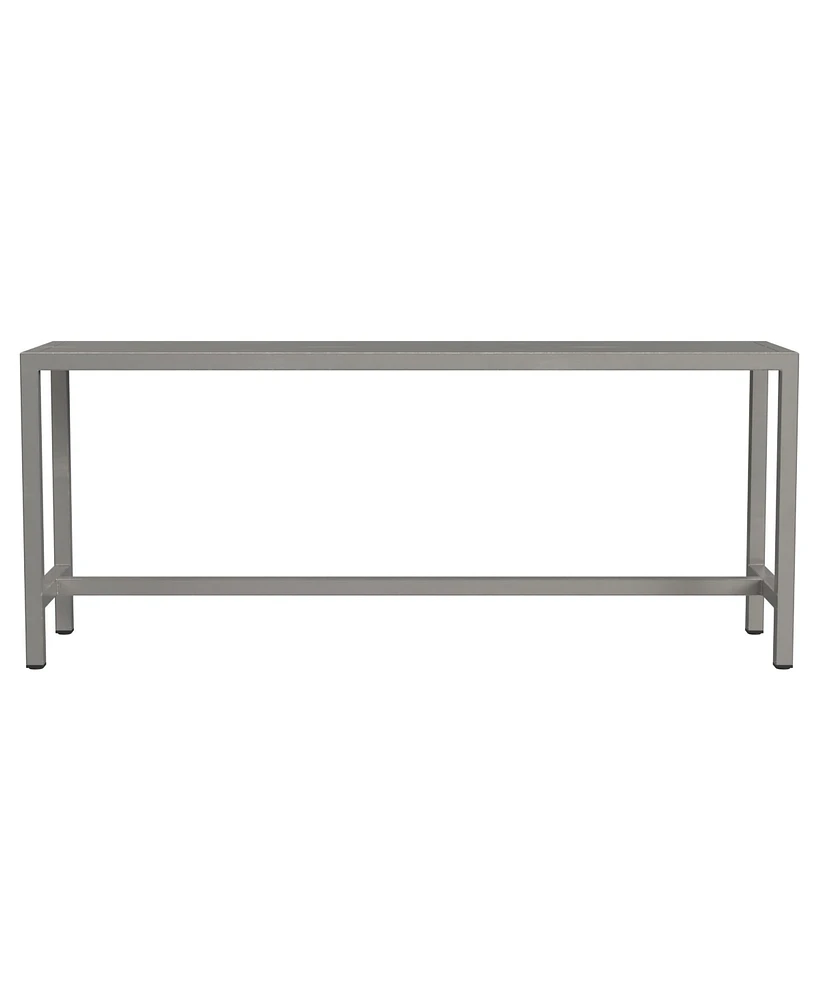 Outdoor Iron Bench for Garden Patio or Porch Seating