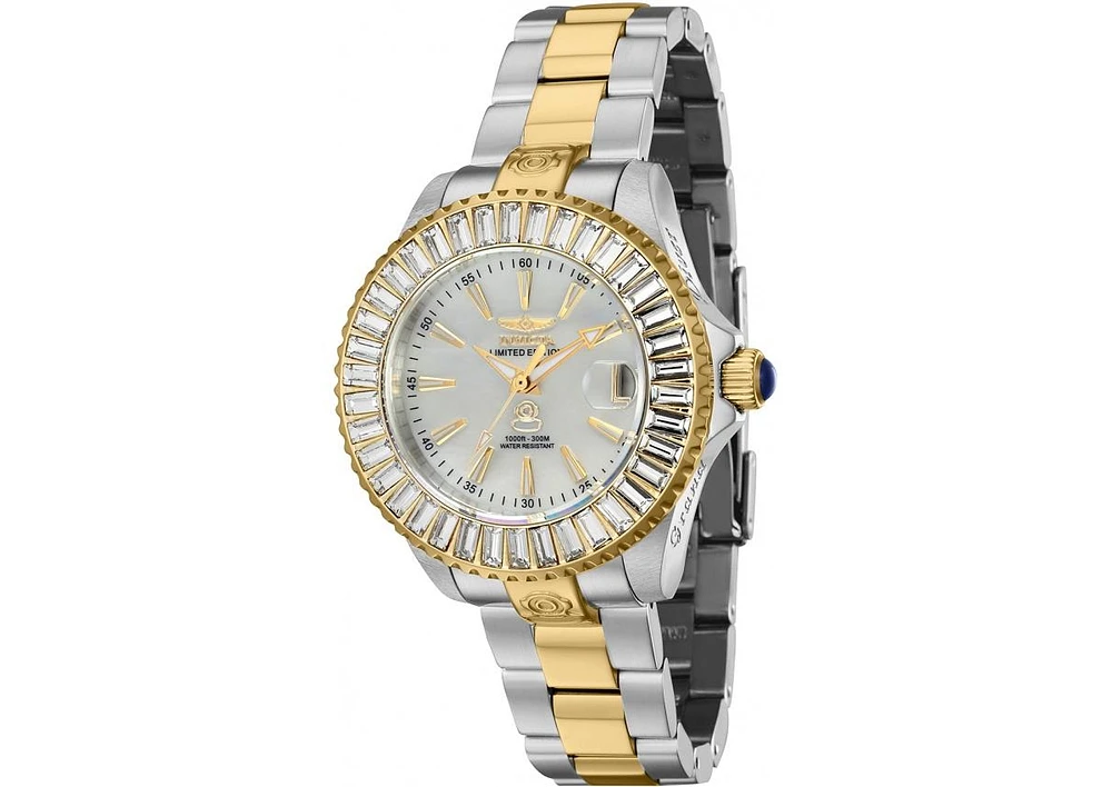 Invicta Women's 44320 Pro Diver Automatic 3 Hand White Dial Watch