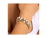 Gold Filled Pearl Bead Bracelet
