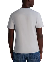 Karl Lagerfeld Paris Men's Shiny Armor Graphic T-Shirt