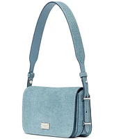 kate spade new york Liv Denim Suede Shoulder Bag